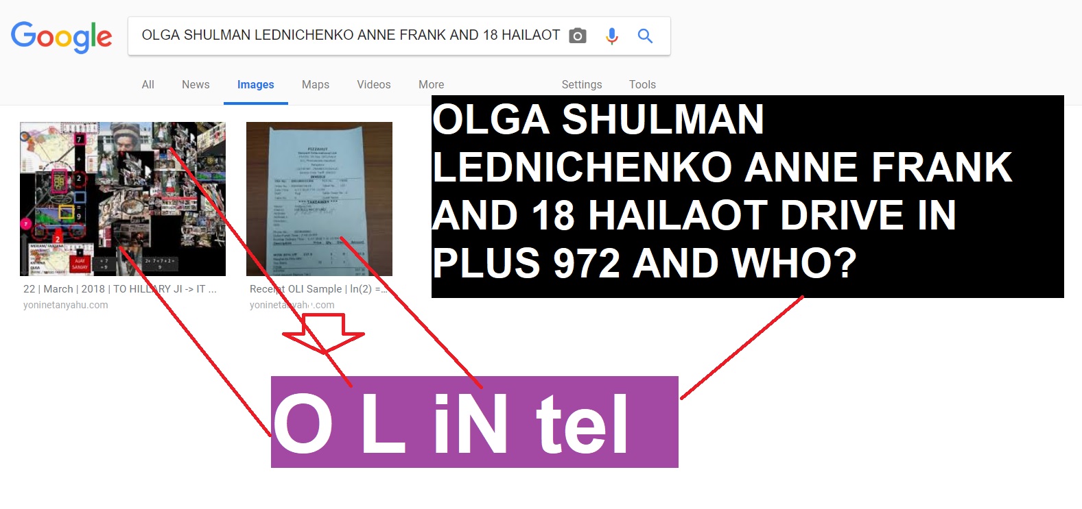 olga shulman lednichenko anne frank and 18 hailaot drive in plus 972 and who - p oli 7