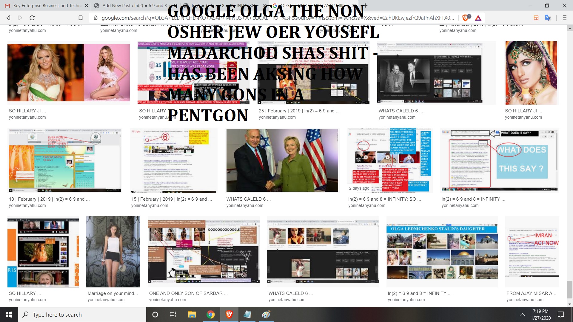 GOOGLE OLGA THE NON OSHER JEW OER YOUSEFL MADARCHOD SHAS SHIT - HAS BEEN AKSING HOW MANY GONS IN A PENTGON