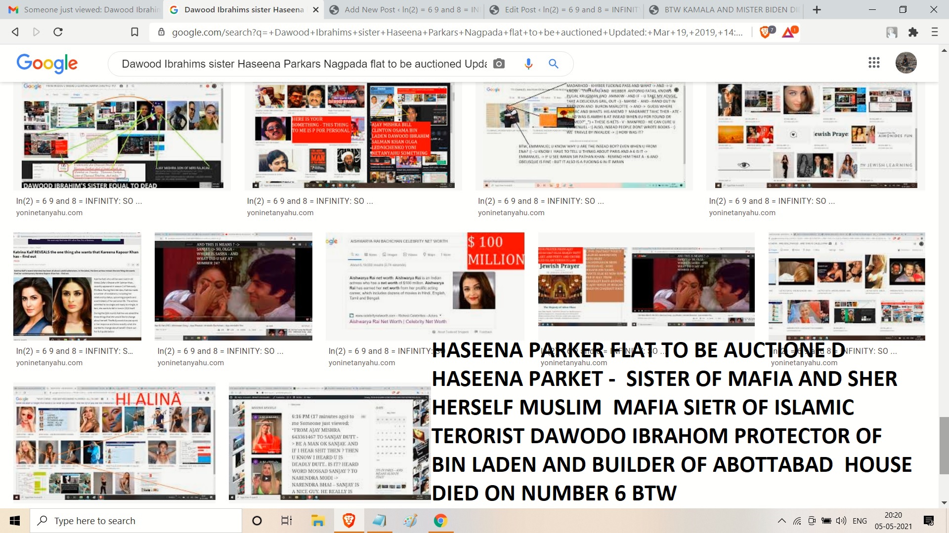 HASEENA PARKER FLAT TO BE AUCTIONE D HASEENA PARKET - SISTER OF MAFIA AND SEH EHRSEFL MAFOA DIED ON NUMBER 6 BTW