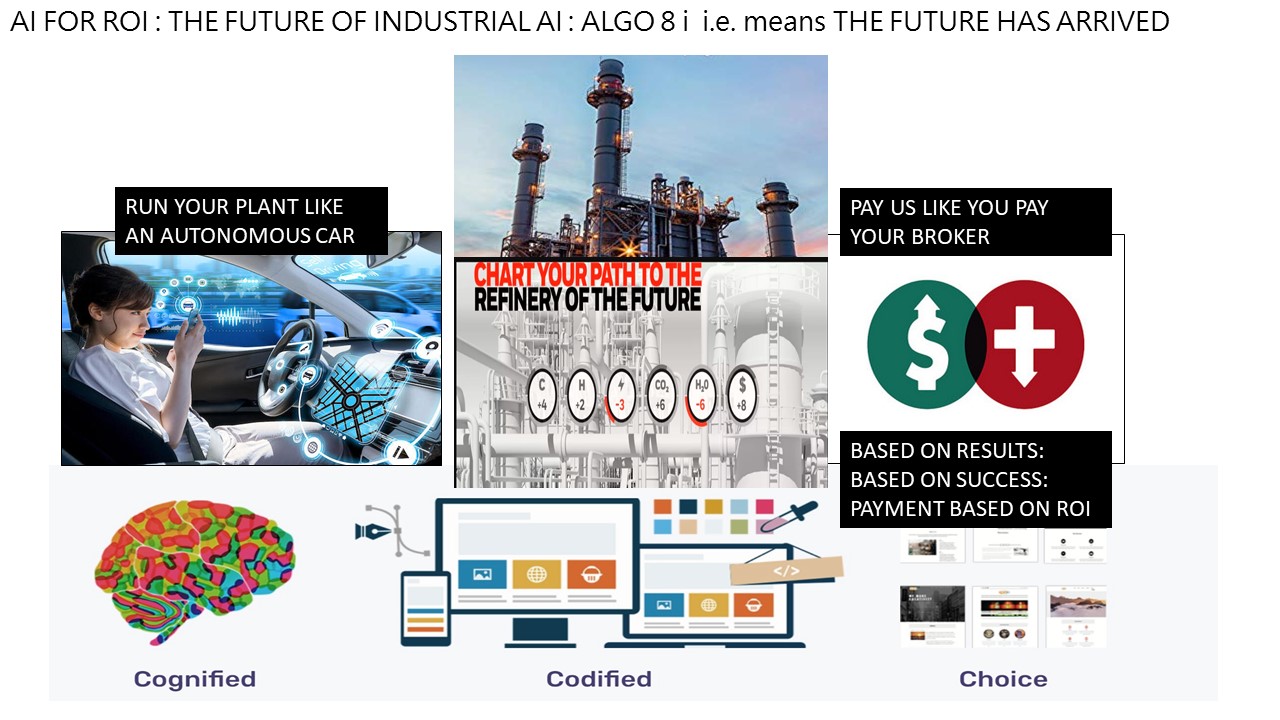 ALGO 8 I - RUN YOUR PLANT LIKE AN AUTONOMOUS CAR - PAY US LIKE YOU PAY YOUR BROKER - BASED ON RESULTS - BASE