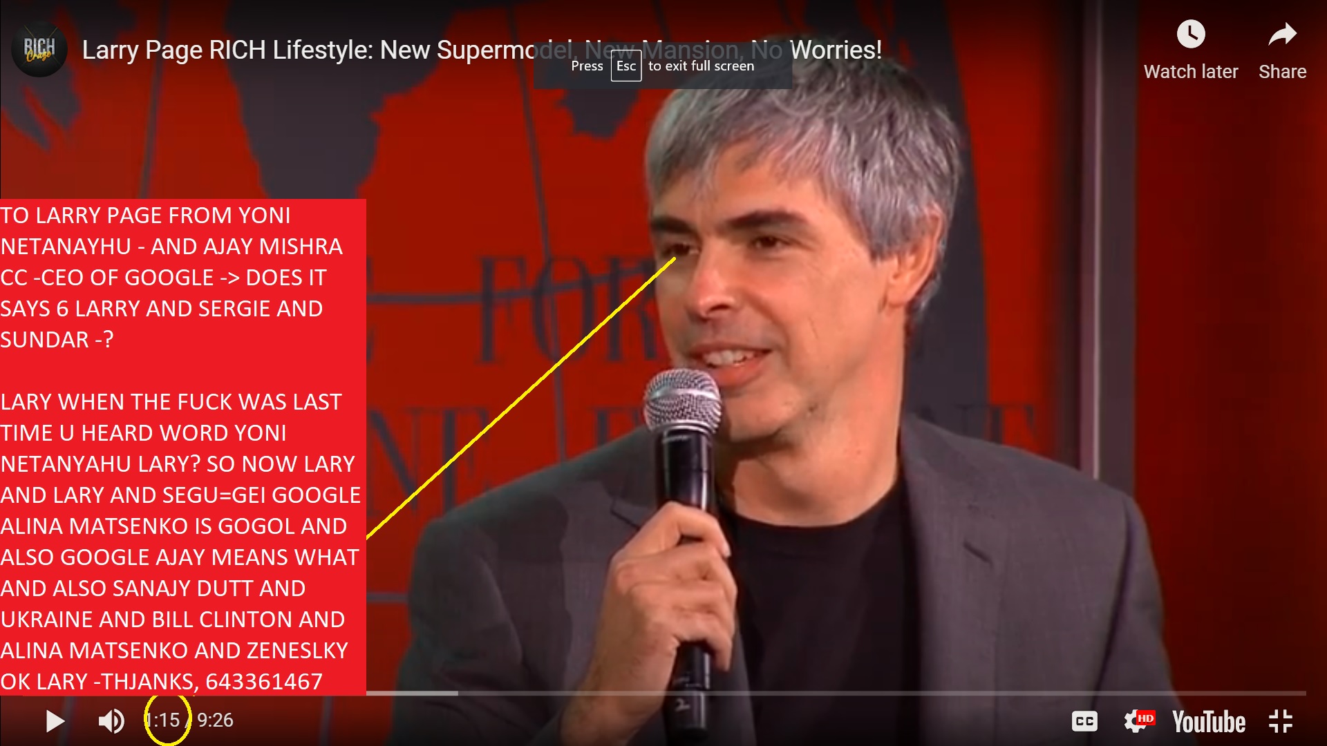 TO LARY OR LARRY PAGE JEW - ITEM SONG FROM YONI NETANYHU AND ALINA MATSENKO - DOE SIT SAY 6 SUNDAR AND ALRY PAGE