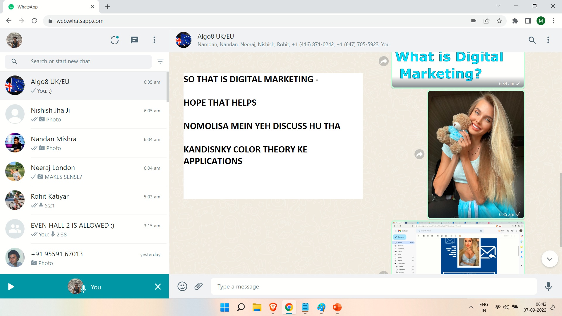 KANDISNKY COLOR THEORY AND DIGITAL MARKETING