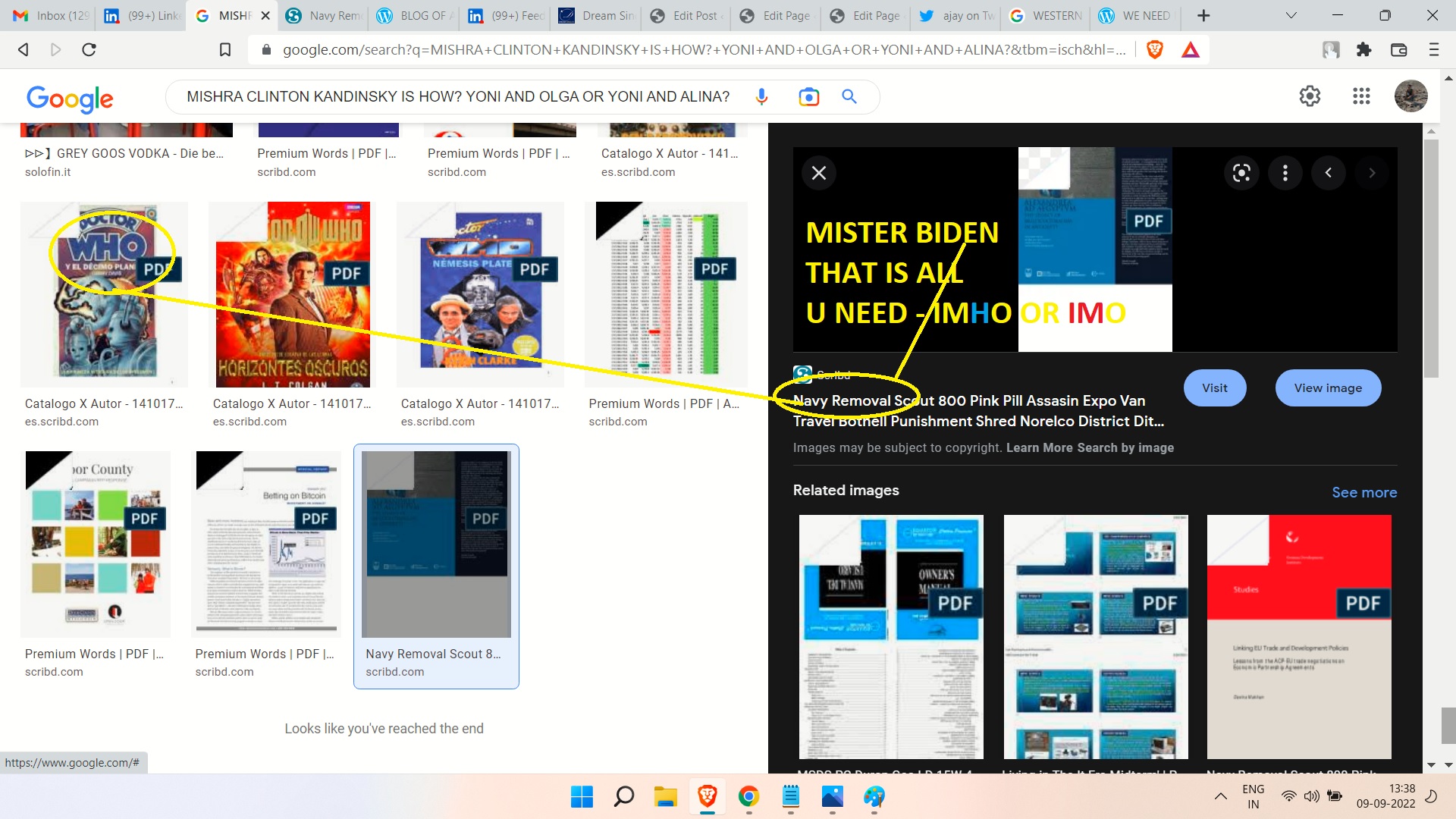 MISHRA CLINTON KANDISNKY IS HOW - ANSWER IS YONI NETANYAHU AND ALAINA AND NOW SU,NDAR PICHAI AND GOOGLE THIS IS LAST -TIME DONT CHNAGE YOUR IMAGES BECASSED ON WHAT THEY DECIDE WHAT I SAID