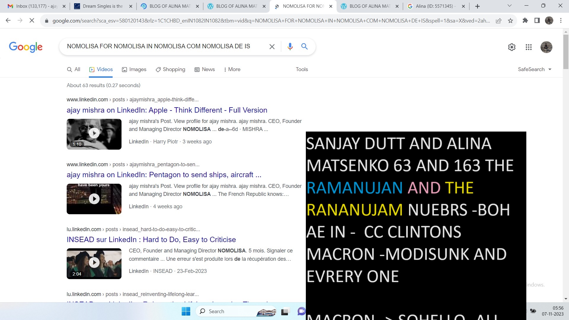 SANJAY DUTT AND ALINA MATSENKO 63 AND 163 THE RAMANUJAN AND THE RANANUJAM NUEBRS -BOH AE IN - CC CLINTONS MACRON -MODISUNK AND EVRERY ONE,,