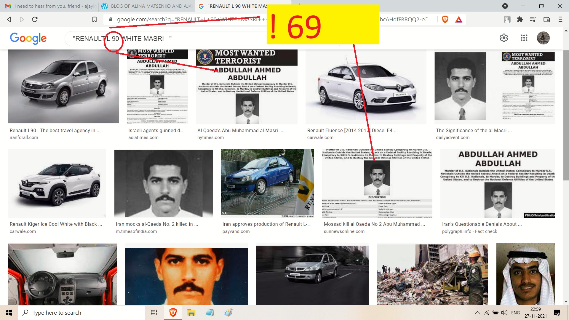 L 90 RENAULT WHITE AL MASRI - DEAD - IN IRAN - THIS IS BIN ALDEN MISTE RBIDNE AND BUBBA , ITS CALED MOSSA DDID WHAT IN A CAR AND 6 AND 9 DID ME SAY IS WHAT WINE