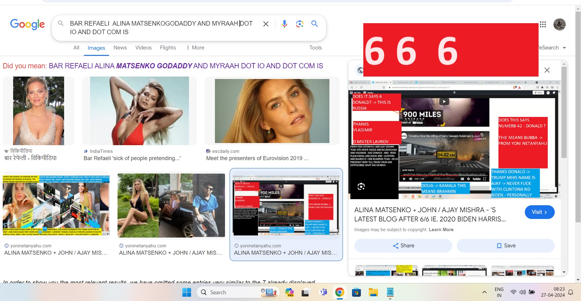 BAR REFAELI ALINA MATSENKOGODADDY AND MYRAAH DOT IO AND DOT COM IS ===6DOES IT SAYS6== SOLEMANI DEAD AND RUSSIA ATTACKED SYRIA FROM 900 MILES APART
